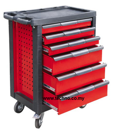 HEAVY DUTY 6 DRAWER ROLLER CABINET - Click Image to Close
